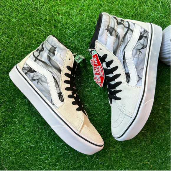 Vans Comfycush Sk8 Hi After Dark White / Black - Picture 7 of 8